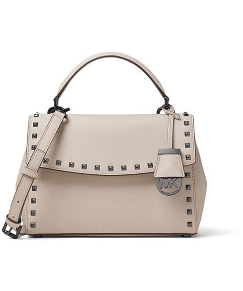 michael kors ava studded|michael kors ava satchel small.